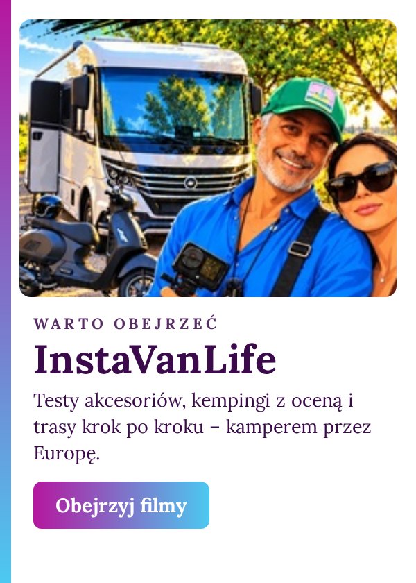 InstaVanLife – kanał o podróżach kamperem na YouTube